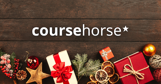 gift card with the CourseHorse logo